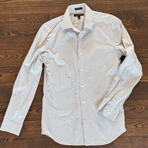 Men's Gray Checkered Shirt